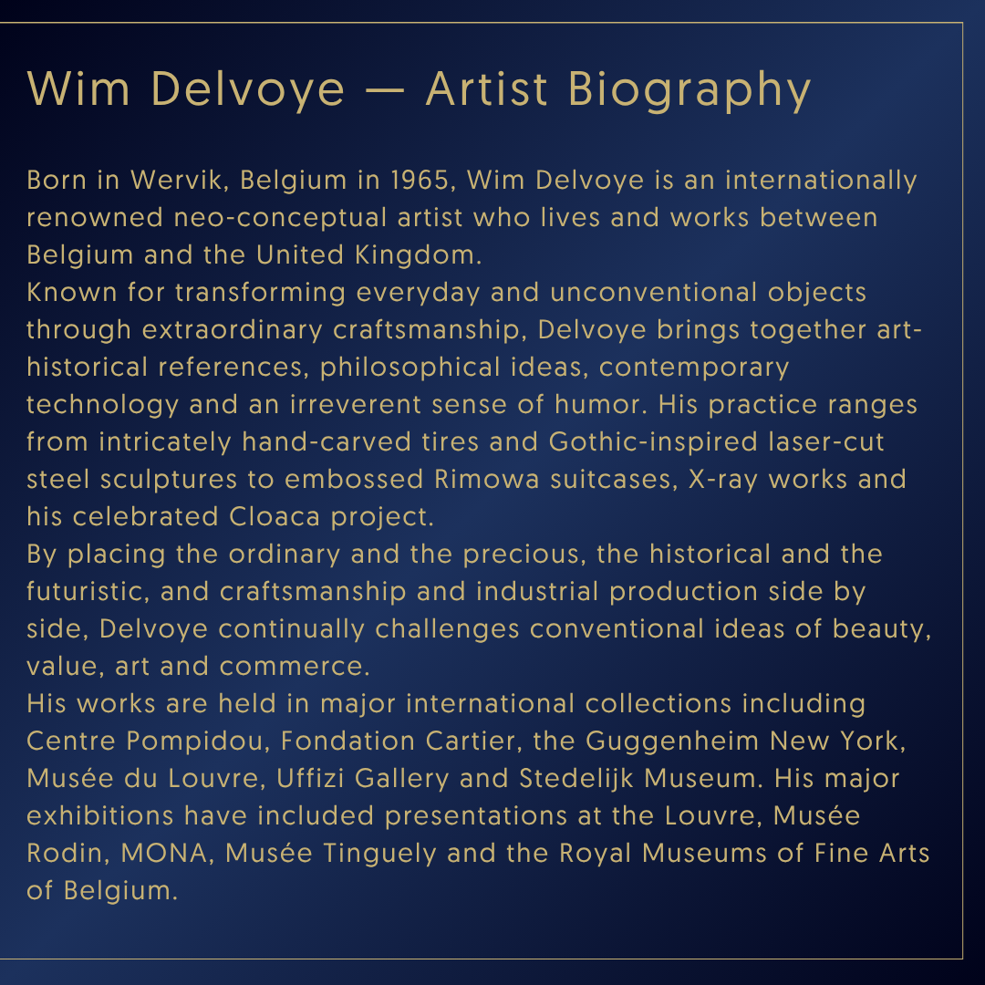 Apéroから始まる、ウィム・デルボアの世界 |Art Evening with Wim Delvoye