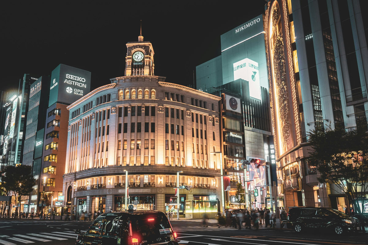 Ginza at night